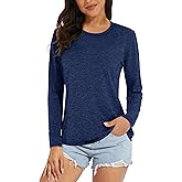 MAGCOMSEN Women's Long Sleeve Shirts UPF 50+ Sun Protection Quick Dry Athletic Running Workout Tops Rash Guard