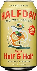 Halfday Half & Half Prebiotic Iced Tea, 12 Fl Oz
