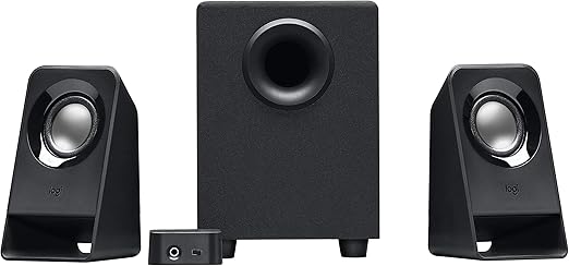 logitech multimedia speakers black z213