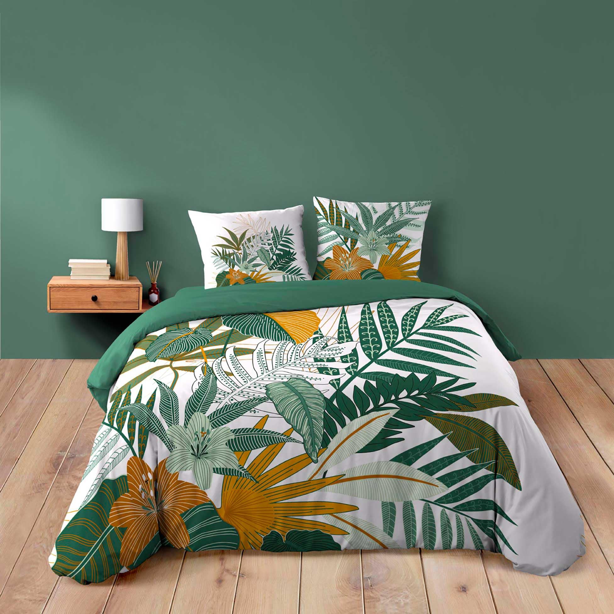 Douceur d'Intérieur, Florida 3-Piece Bedding Set (260 x 240 cm) 100% Cotton