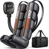 SNAOQ Full Leg Compression Massager, Compression Boots for Athletes | Sequential Air Compression Leg Massager for Massage Therapy &amp; Fatigue Relief, 3H Runtime, 6 Modes, 8 Intensity, Medium