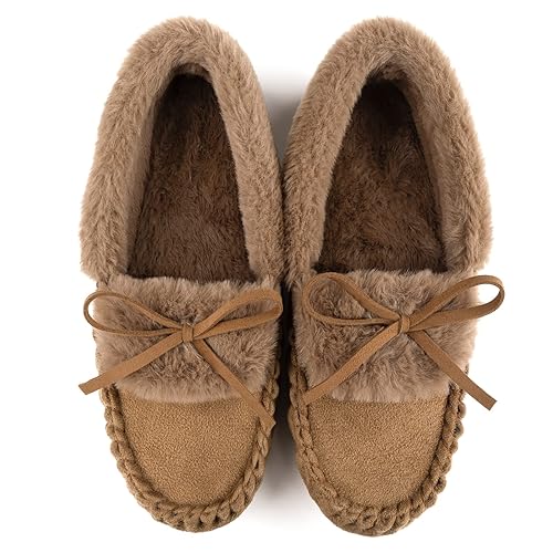 Nubikk Fae Bobbi Fur gevoerde suède veterboots beige