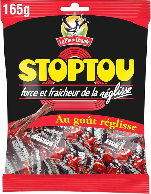 La Pie Qui Chante Bonbon Stoptou Reglisse 165 G Amazon Fr Epicerie