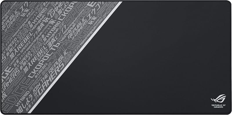 ROG Sheath BLK LTD Extra-Large Size Extended Gaming Mouse Pad with Anti-Fray Stitching, and Non-Slip Base