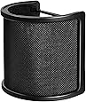 Pop Filter,PEMOTech [Upgraded Three Layers] Metal Mesh & Foam & Etamine Layer Microphone Windscreen Cover Handheld Mic Shield Mask,Microphone Accessories for Vocal Recording,Youtube videos,Streaming