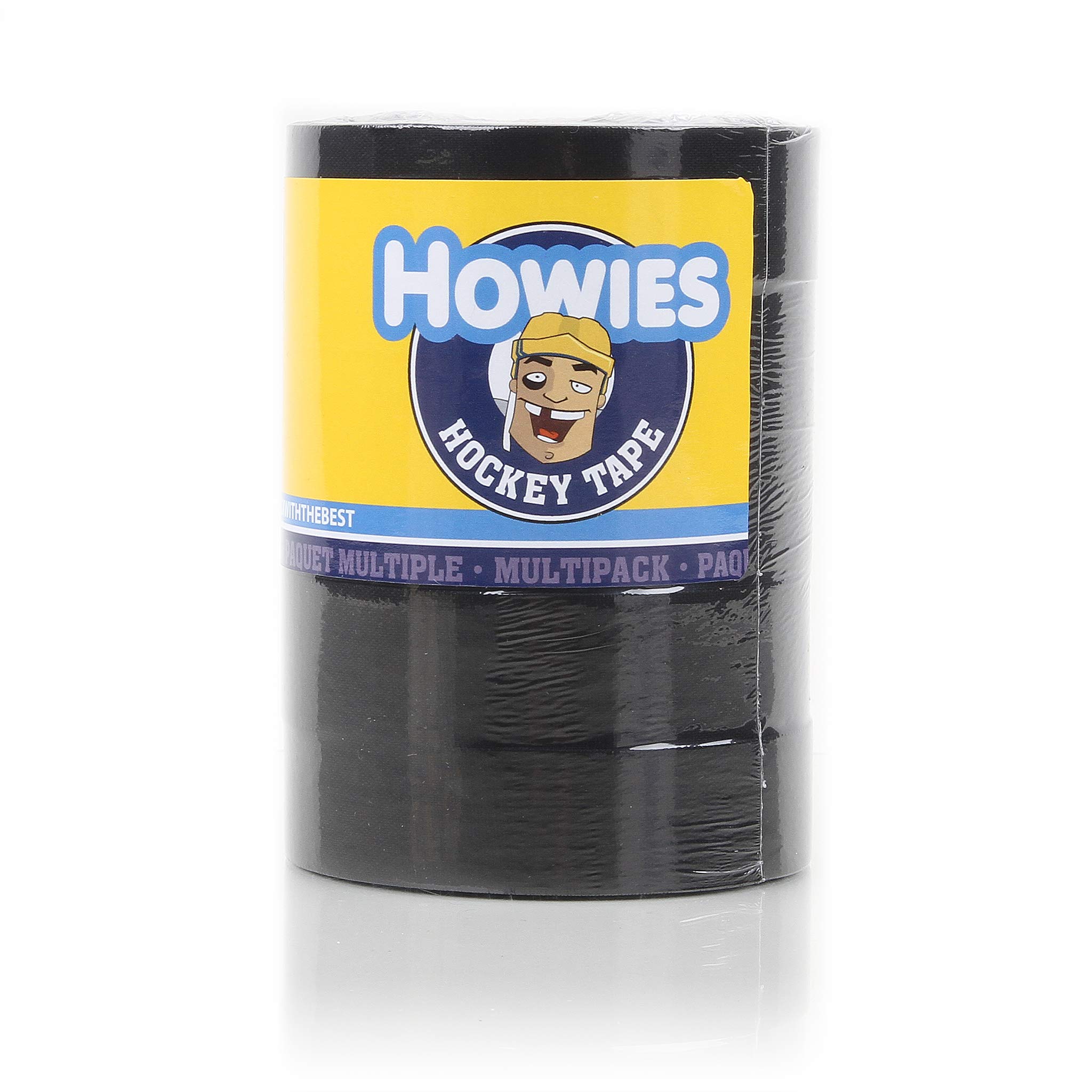 Howies Hockey Tape 5 Roll Pack of Black Hockey Stick Tape (Black (5