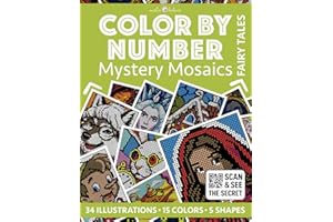 Color by Number: Fairy Tales | Mystery Mosaics Coloring Book for Adults | Pixel Art Coloring for Relaxation and Mindfulness: Magical and Easy | Color Quest | Classic Tales