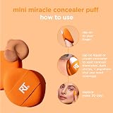 Real Techniques Mini Miracle Concealer Puff Trio 3 Count Vegan Cruelty Free view 4