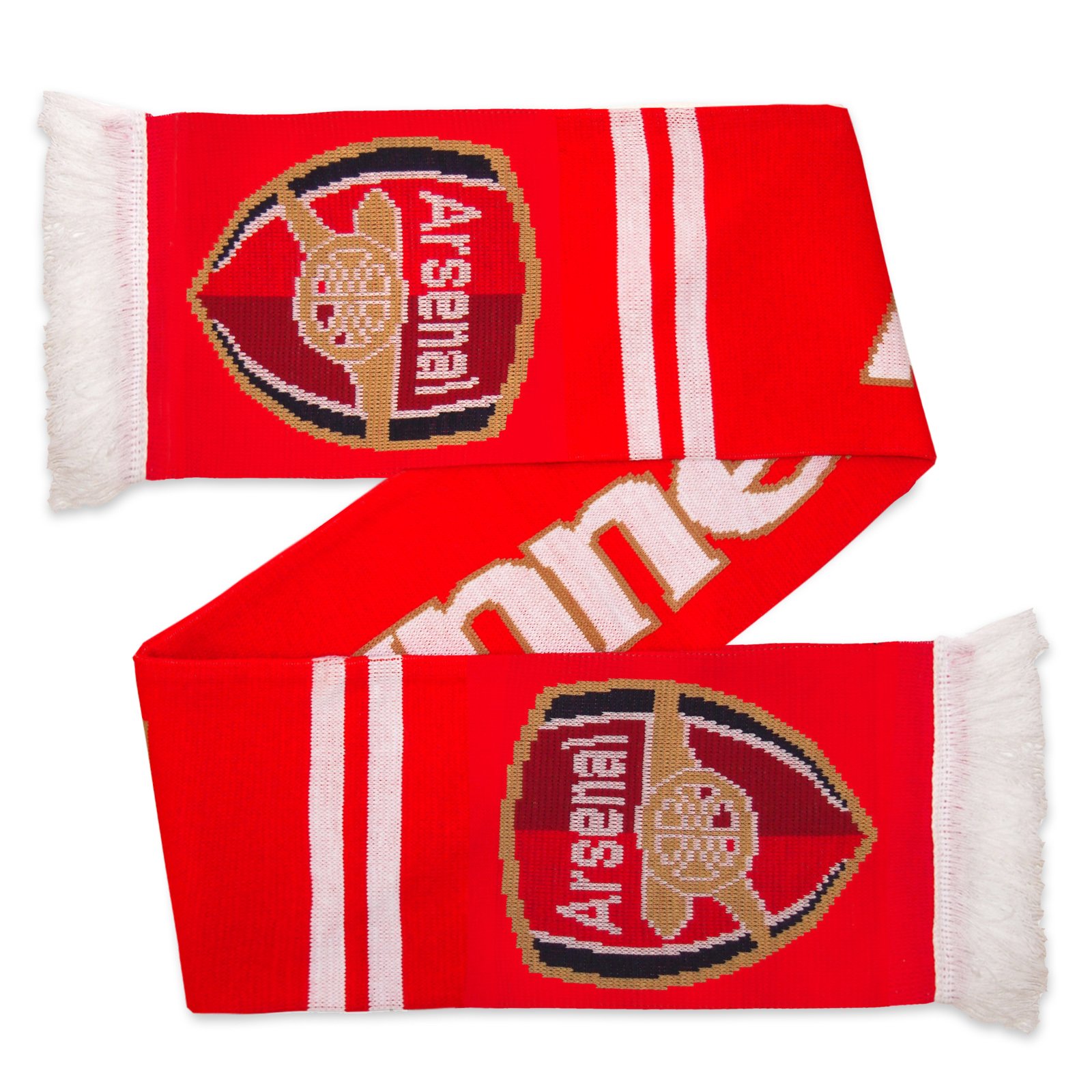 Arsenal Gunners Crest Scarf - Multi-Colour, One Size