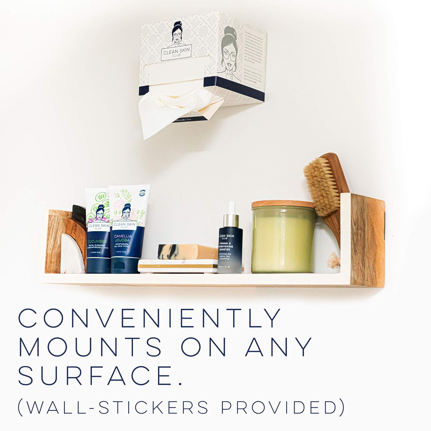 Clean Skin Club - Clean Towels XL | World's 1ST Biodegradable Face Towel | Disposable Makeup Removing Wipes | 100% Organic Viscose | 50 CT | Super Soft for Sensitive Skin | Dry Cleanser Towelettes (50 Count (Single Box)): Beauty