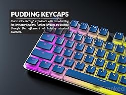 Ranked Pudding PBT Keycaps | 112 Double Shot