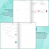 Clever Fox Teacher Planner Undated 18x26cm Hardcover Turquoise view 3