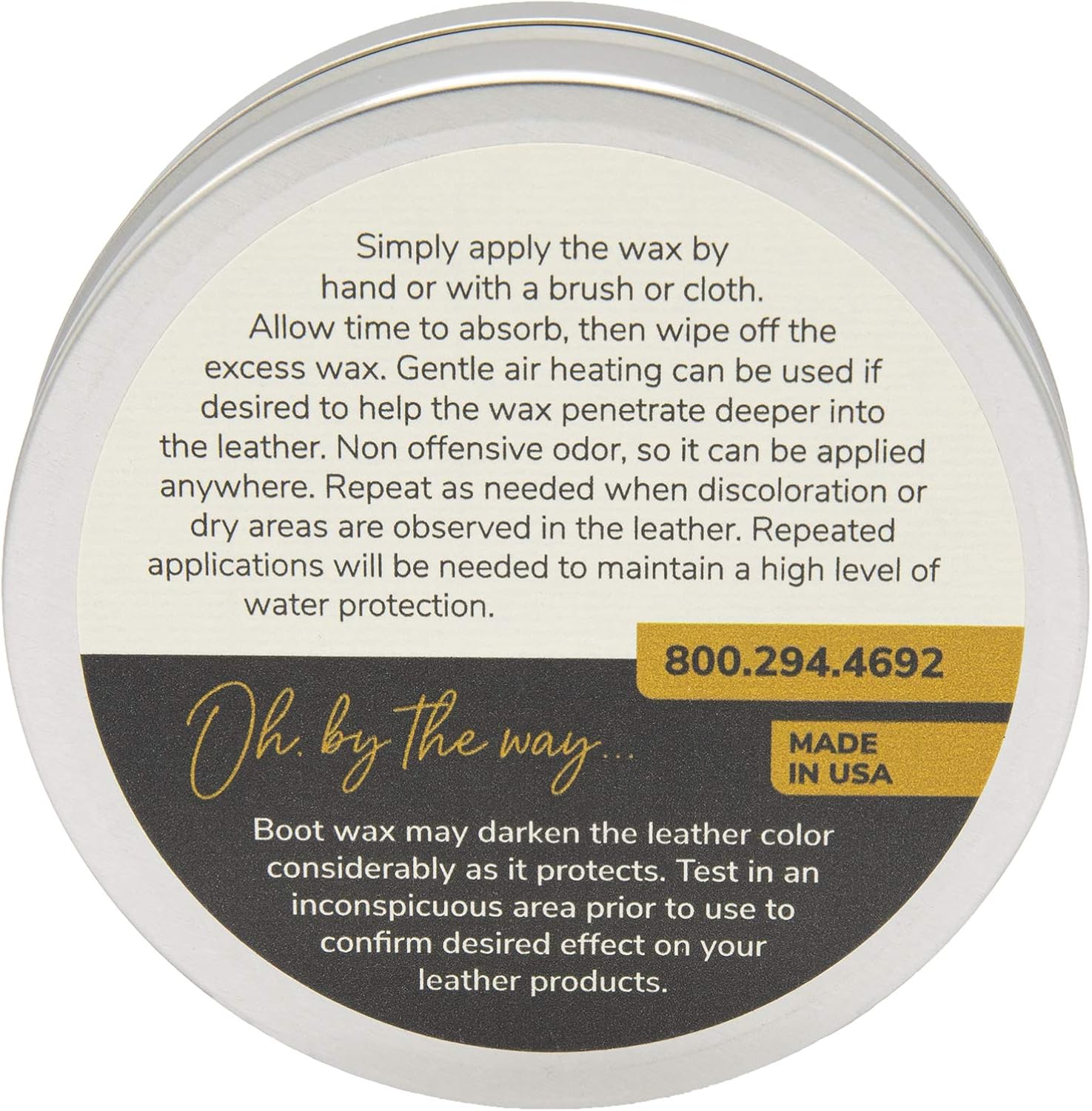 Blended Waxes, Inc, Junior's Boot and Leather Care Wax | Boot and Shoe Weatherproofing Protectant Wax | Waterproof Wax: Shoes