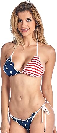 usa flag bikini swimwear