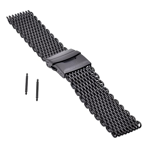 Milanese 316L Stainless Steel Shark Mesh Dive Watch