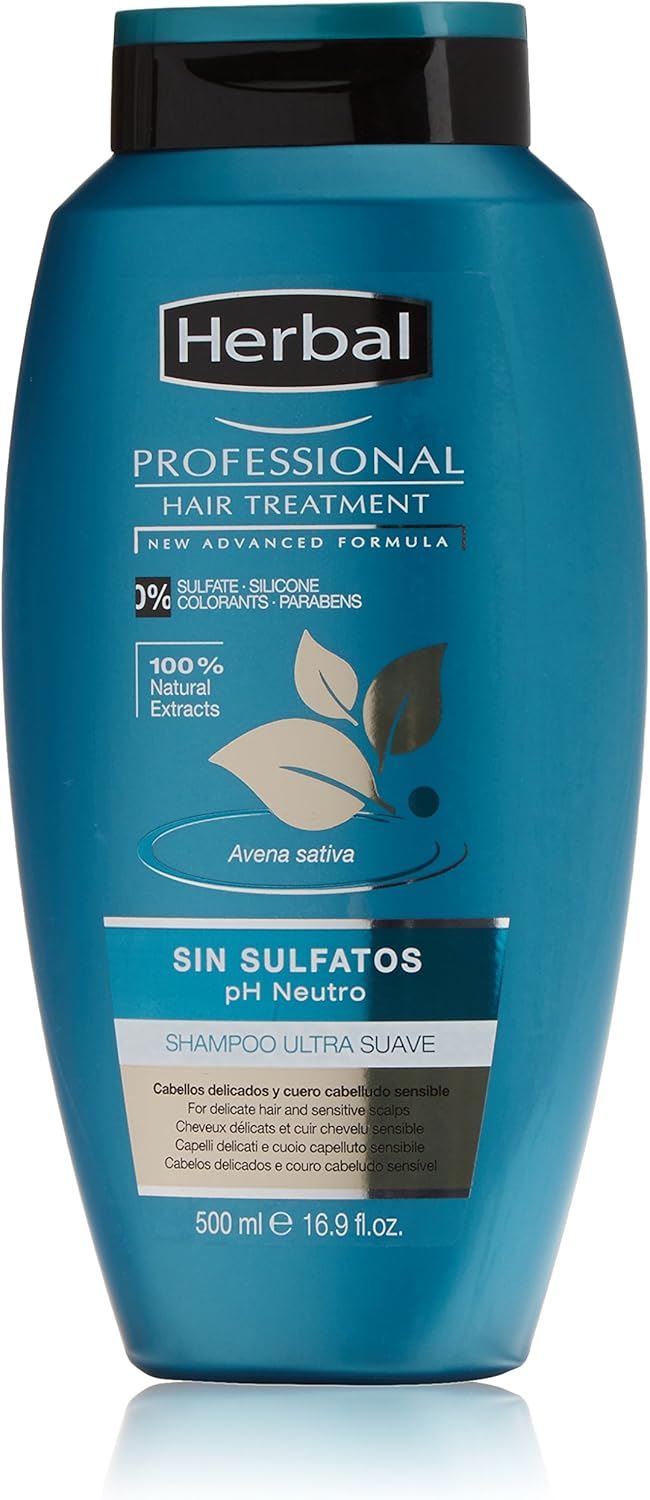 Herbal Professional Treatment Champú sin Sulfatos - 500 ml: Amazon.es:  Belleza