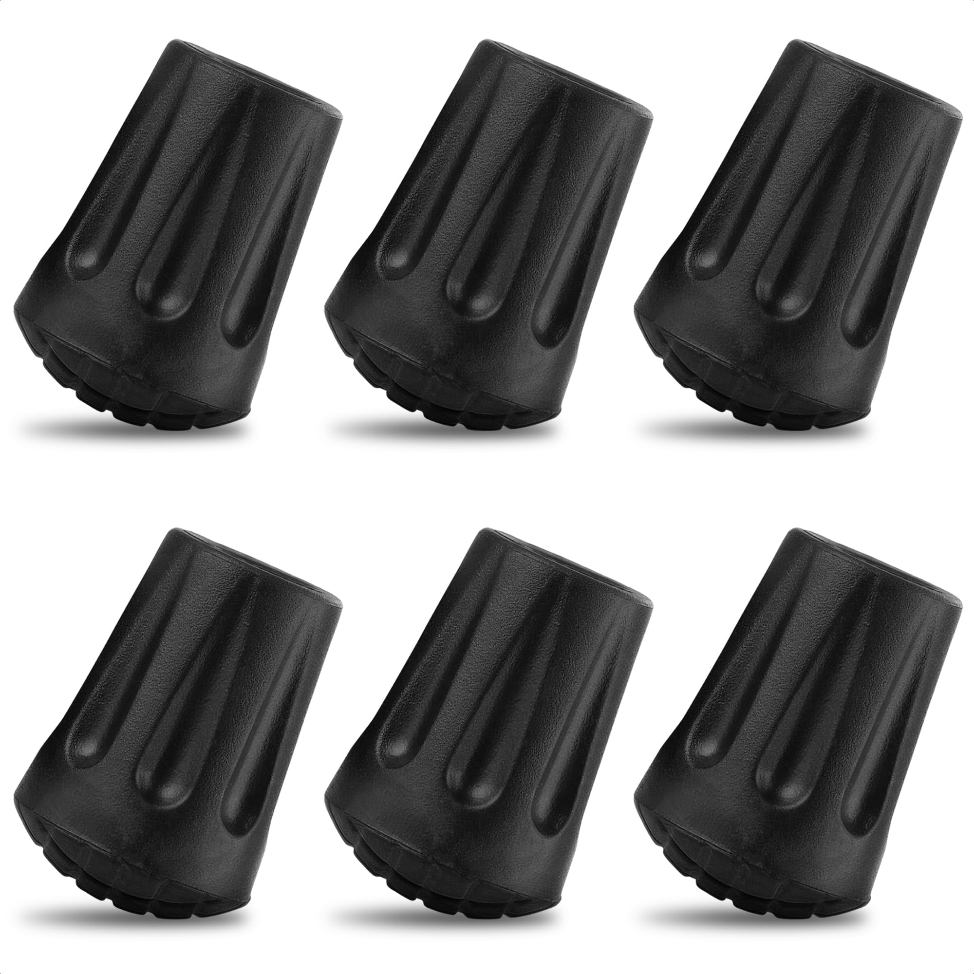 Photo 1 of 6Pcs Hiking Walking Stick Tips - Rubber Tips for Hiking Poles Hiking Accessories Collapsible Walking Stick Tips Rubber Tips for Canes - Hiking Pole Tips Rubber Tips for Walkers