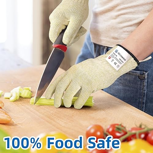 Schwer SlicePro Ultra-Durable ANSI A9 Cut Resistant Gloves PR1501