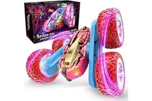 GagaCo Remote Control Stunt Car for Kids, 4WD Off-Road RC Cars with Cool Light, 2.4Ghz Rechargeable Toy Car for Boys and Girls Ages 3 and up