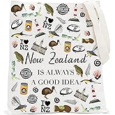 POFULL New Zealand Inspired Gift New Zealand Is Always A Good Idea Tote Bag New Zealand Lover Gift (New Zealand Tote Bag)