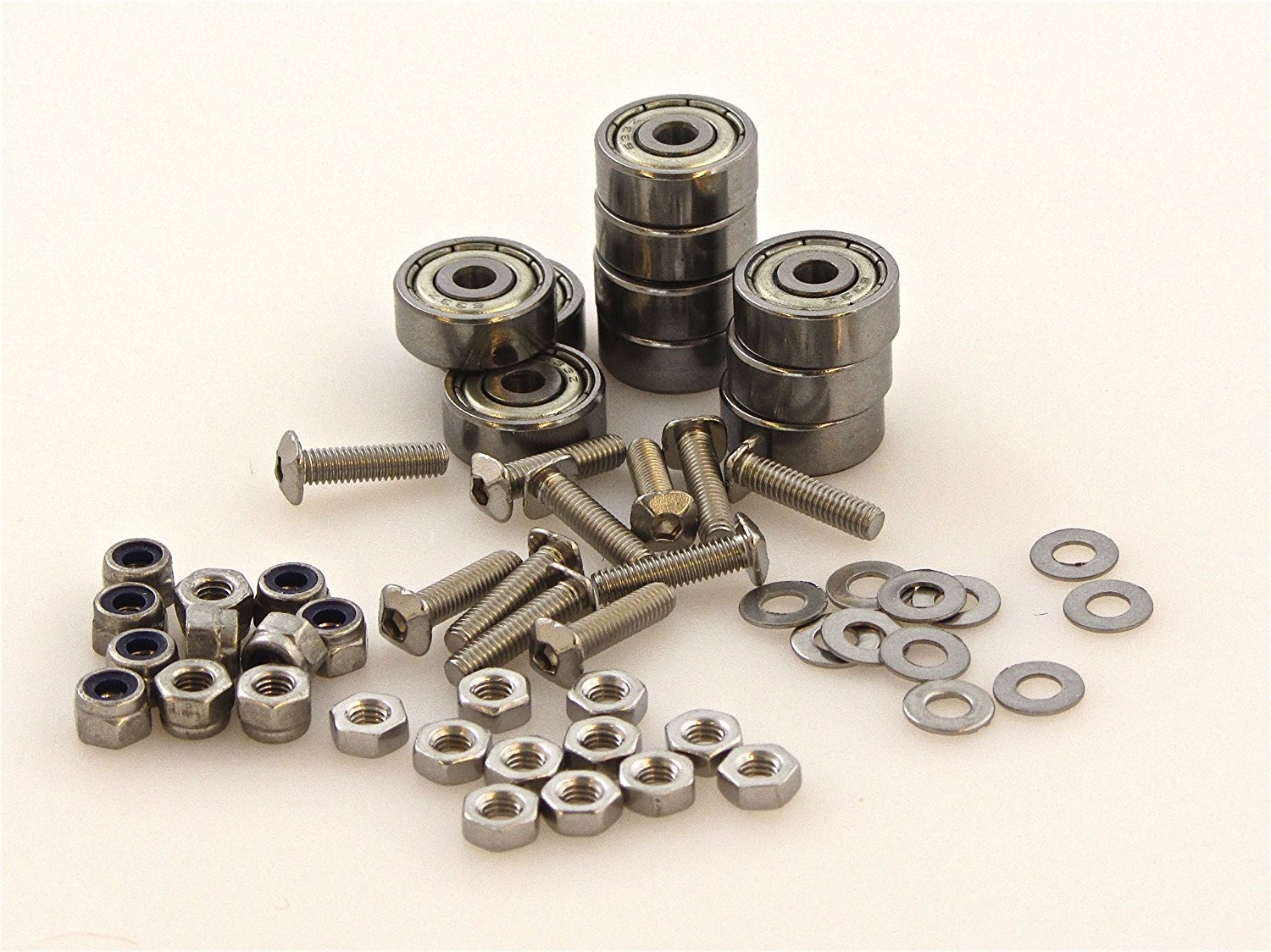 MakerBeam Bearings, bolts and (self locking) nuts (pack of 10) Deep
