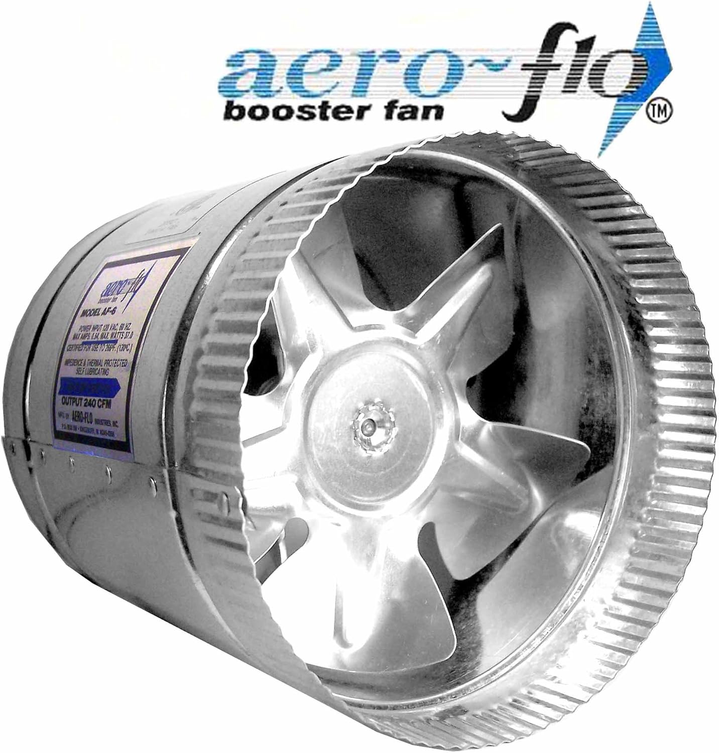 6" AeroFlo Model Inline Duct Fan 240 CFM Amazon.co.uk Kitchen & Home