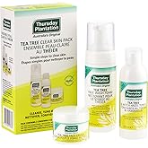 THURSDAY PLANTATION Tea Tree Clear Skin Pack - Foam Face Wash 150mL, Witch Hazel Toner 100mL, Soothing Cream 65g - For Acne-P