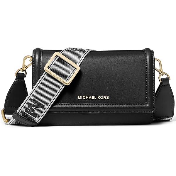 Amazon.com | Michael Kors 556346C Black/Silver With Silver