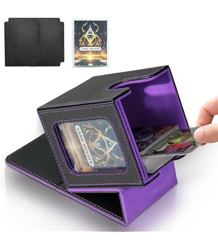 Commander Deck Box ETLKJVBL MTG Card Storage Solution - Card Box And  Commander Decks, High Capacity Mtg Card Box