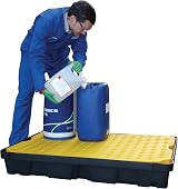 Yellowshield 100 Litre Spill Tray with Removable Grid for Drums and Containers view 3