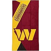 Northwest Washington Commanders 30 x 60 Inch Beach Towel, Puzzle Design
