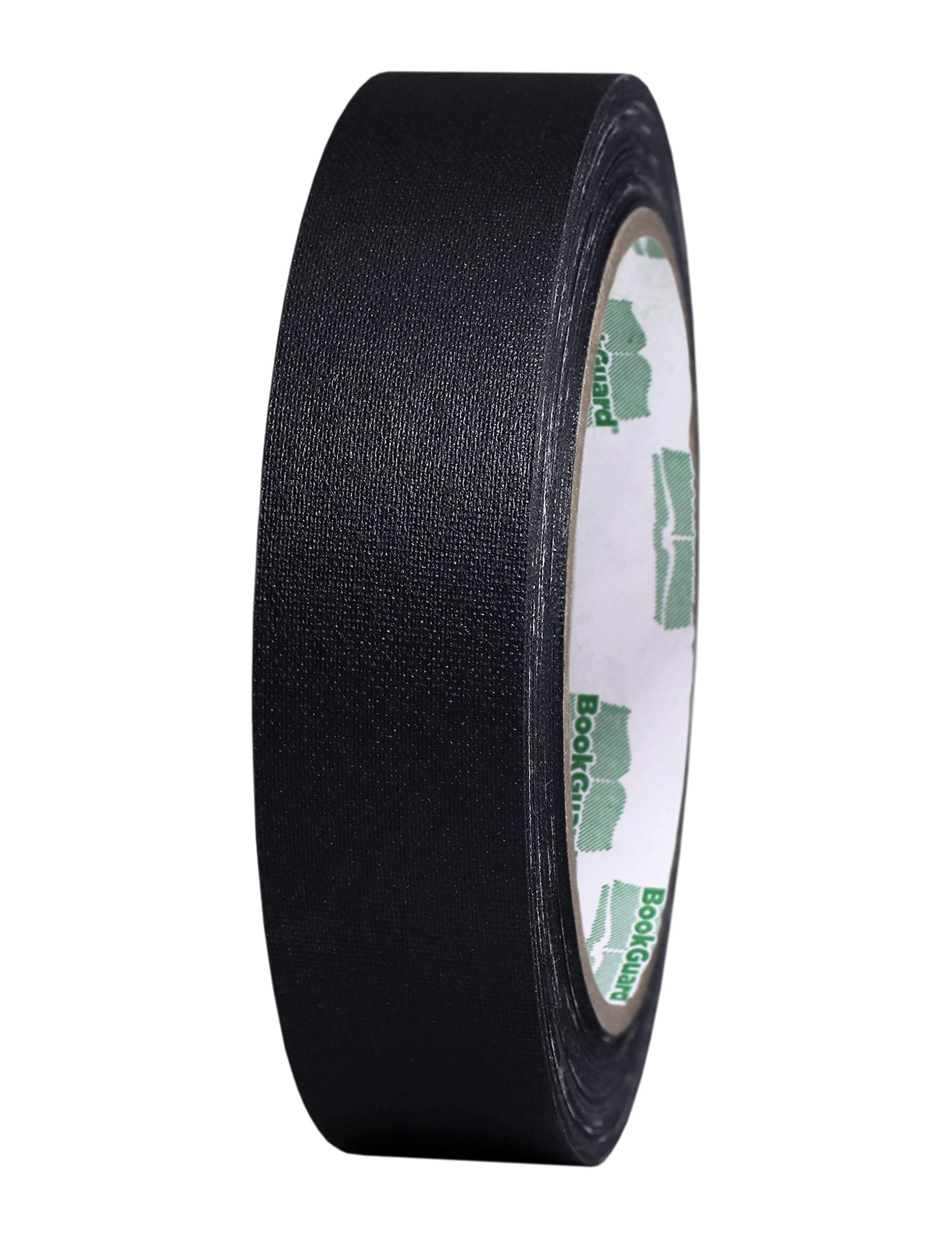 Bookguard 1" Black Colored Premium-Cloth Book Binding Repair Tape | 15 Yard Roll Brand