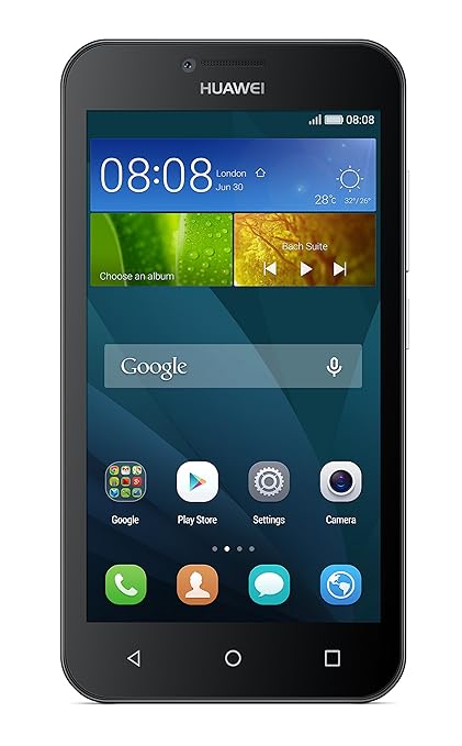 Huawei Y5 Smartphone (4,5 Zoll (11,43 cm) Touch-Display, 8 GB interner Speicher, Android 5.1) schwarz