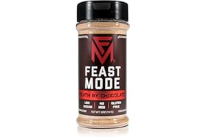 NEW! Death By Chocolate - Feast Mode Flavors - Low Sodium, No MSG, Gluten Free, All Natural, Meal Prep Seasoning, Cocoa, Cocoa Butter, Honey, Sweet, Protein Flavoring