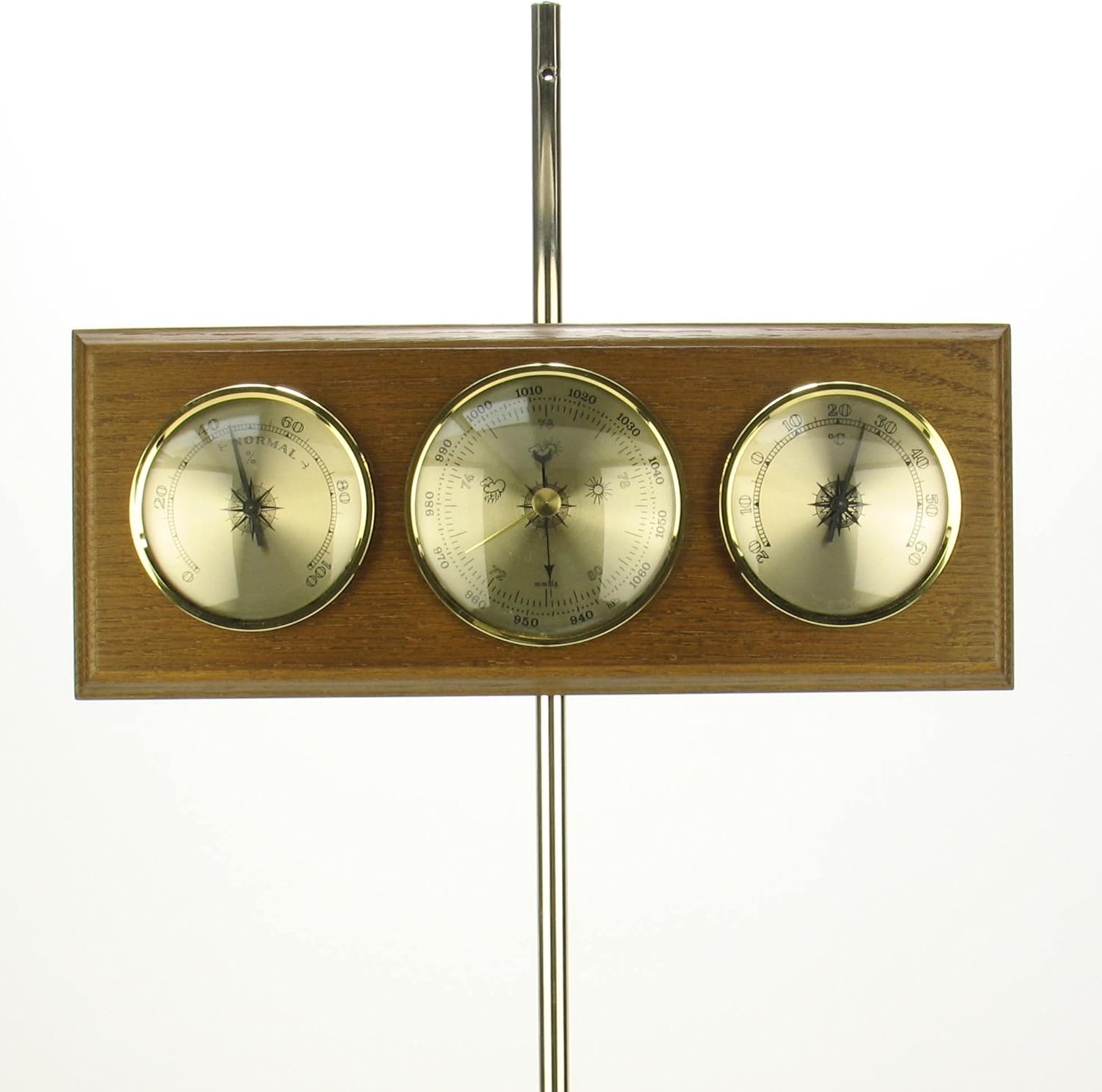 Indoor Barometer Solid Oak 28cm Amazon.co.uk Kitchen & Home