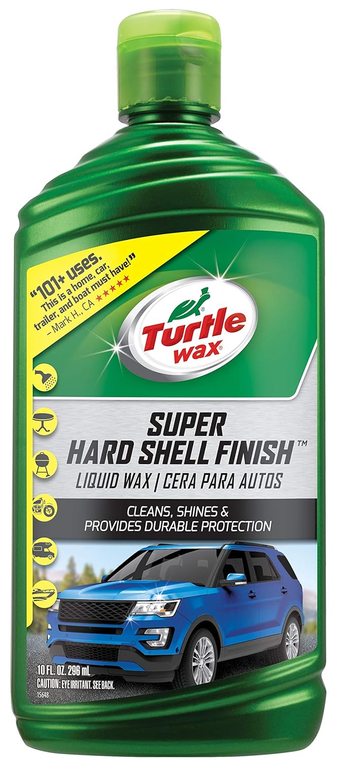 Turtle Wax Super Hard Shell Finish Liquid Wax 296 ml Amazon.in Car