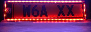 light up number plate