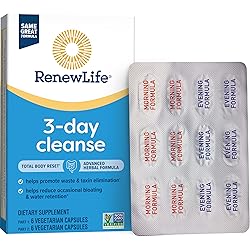 Renew Life 3-Day Cleanse Total Body Reset 2-Part