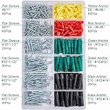 T.K.Excellent Phillips Pan Head Self-Tapping Screws and Drywall Anchors Kit 400 view 2