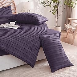 JELLYMONI Pillowcases King Size Purple 2 Pack Boho