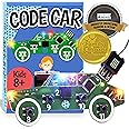 Code Car Kids Coding Toy for Kids 8-12. Boys & Girls Learn Block and Typed C++ Coding with Hands-On Electronics & 40+ Projects Including Custom Horn, Brakelight Beep, and Siren Sounds