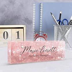 Custom Name Plate for Desk | Personalized Desk Name