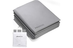 PROIRON Foldable 0.24 Inch(6mm) TPE Yoga Mat,NOT PVC!!!-Folding Yoga Mat Thick for Home Workout & Travel, Eco-Friendly TPE Non Slip Yoga Mats with Storage Bag,Portable Yoga Mat for Home Gym, Pilates, Fitness,Stretching