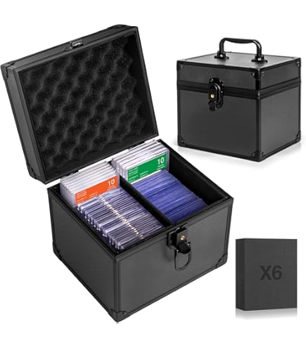 Amazon.com: WUBRG TCG Graded Card Slab Storage Box Fits 44 PSA/BGS/FGS/SGC Graded  Cards