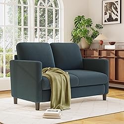 Welzona Loveseat Sofa, 51" Love Seat, Comfy Teddy