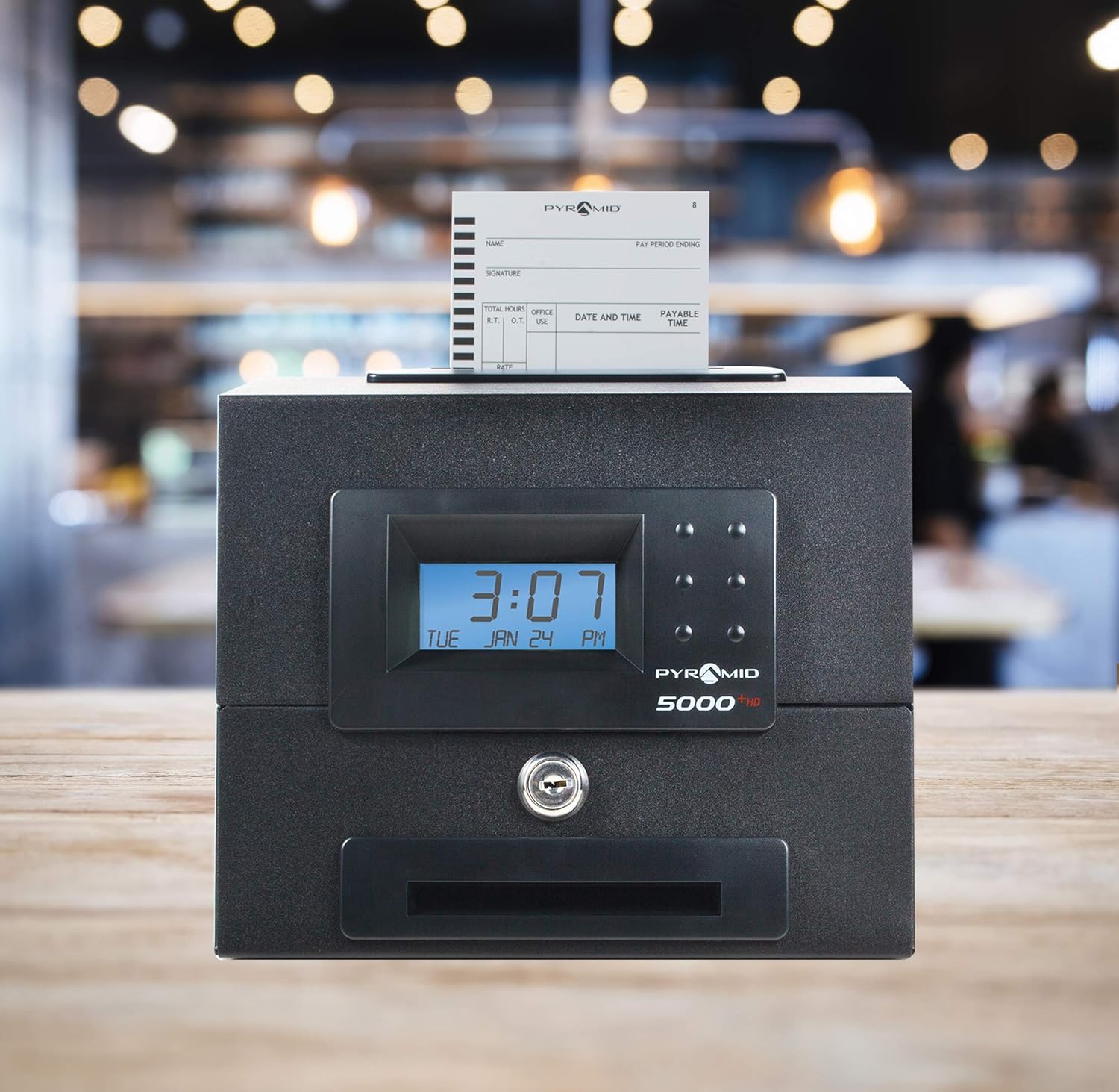 Pyramid 5000HD Heavy Duty Steel Auto Totaling Time Clock - Made in the USA : Electronics