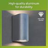 Philips Nightingale Outdoor Wall Light IP44 Aluminium E27 Bulb Sold Separately view 8