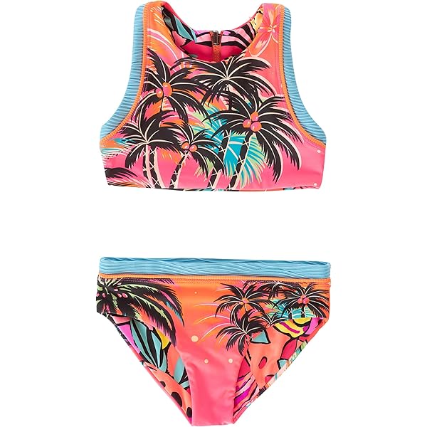 Amazon.com: Maaji Girls' Karmel Swimwear, Coral Foliage : Clothing