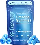 Revigr Creatine Monohydrate Gummies 5000mg 90 Vegan Sugar-Free Lab Tested COA view 1