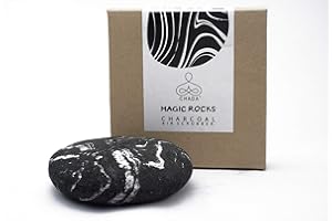 Chada Magic Rocks : Charcoal Air Freshener, No Chemicals,100% Activated Tropical Charcoal, Fragrance-Free Deodorizer, Natural Room Odor Eliminator, Air Purifier, Neutralizer,Absorb Smoke Smell,1x180g